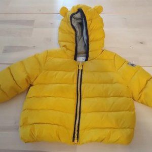 Baby Puffer Jacket Bear Ear Hood